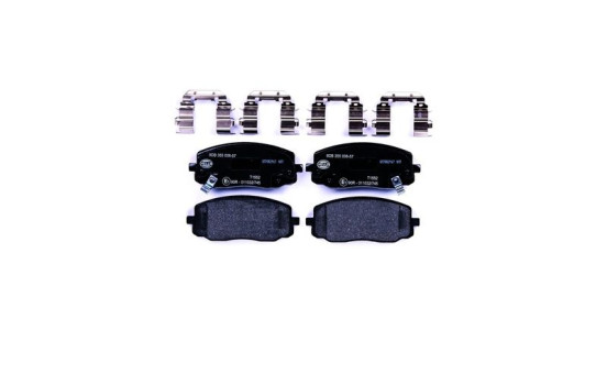 Kit de plaquettes de frein, frein à disque 8DB 355 006-571 Hella