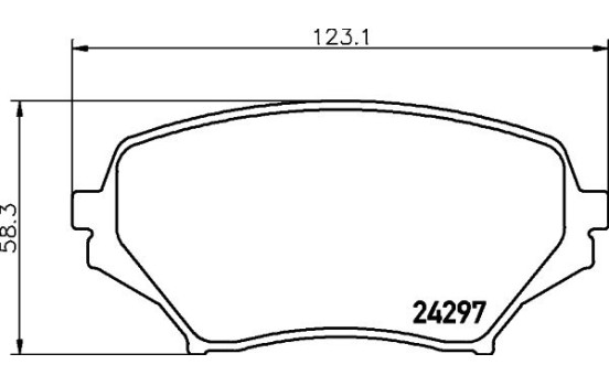 Kit de plaquettes de frein, frein à disque 8DB 355 006-771 Hella, Image 4