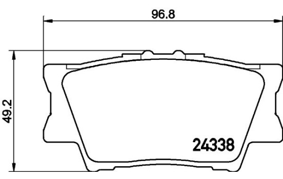 Kit de plaquettes de frein, frein à disque 8DB 355 006-881 Hella, Image 4