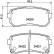 Kit de plaquettes de frein, frein à disque 8DB 355 006-961 Hella Pagid GmbH, Vignette 4