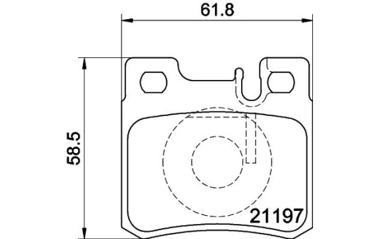 Kit de plaquettes de frein, frein à disque 8DB 355 007-361 Hella, Image 4