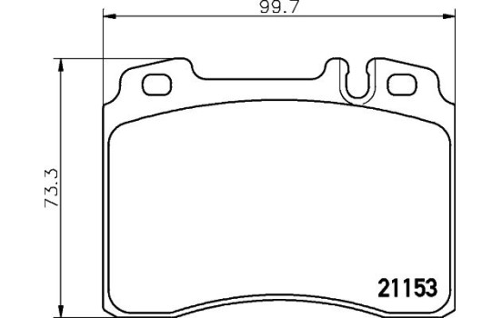 Kit de plaquettes de frein, frein à disque 8DB 355 007-471 Hella, Image 4