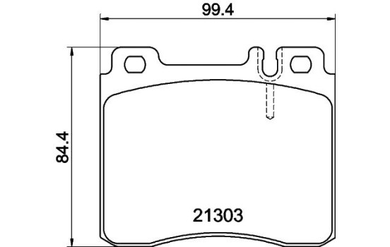 Kit de plaquettes de frein, frein à disque 8DB 355 007-551 Hella, Image 4