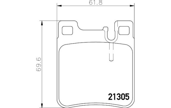 Kit de plaquettes de frein, frein à disque 8DB 355 007-581 Hella, Image 4