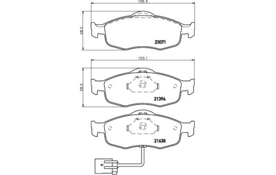 Kit de plaquettes de frein, frein à disque 8DB 355 007-751 Hella, Image 4