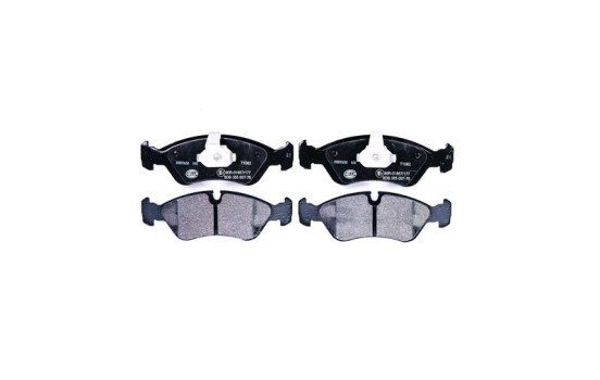 Kit de plaquettes de frein, frein à disque 8DB 355 007-761 Hella