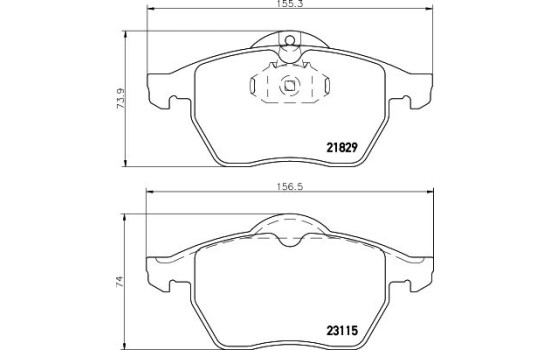 Kit de plaquettes de frein, frein à disque 8DB 355 007-771 Hella, Image 4