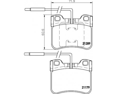 Kit de plaquettes de frein, frein à disque 8DB 355 007-811 Hella Pagid GmbH