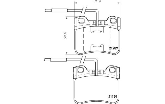 Kit de plaquettes de frein, frein à disque 8DB 355 007-811 Hella, Image 4