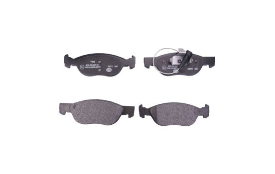 Kit de plaquettes de frein, frein à disque 8DB 355 007-901 Hella