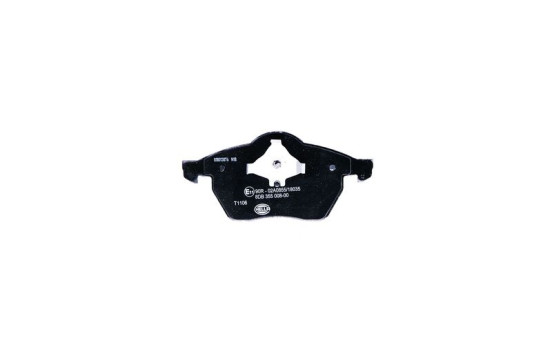 Kit de plaquettes de frein, frein à disque 8DB 355 008-001 Hella, Image 2