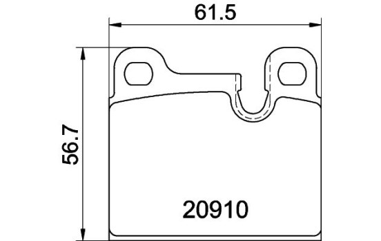 Kit de plaquettes de frein, frein à disque 8DB 355 008-111 Hella, Image 4