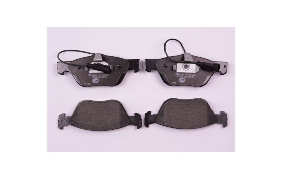 Kit de plaquettes de frein, frein à disque 8DB 355 008-611 Hella