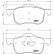 Kit de plaquettes de frein, frein à disque 8DB 355 008-851 Hella, Vignette 4