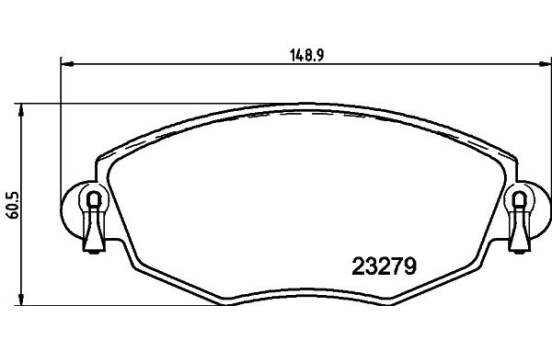 Kit de plaquettes de frein, frein à disque 8DB 355 009-071 Hella, Image 4