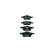 Kit de plaquettes de frein, frein à disque 8DB 355 009-171 Hella