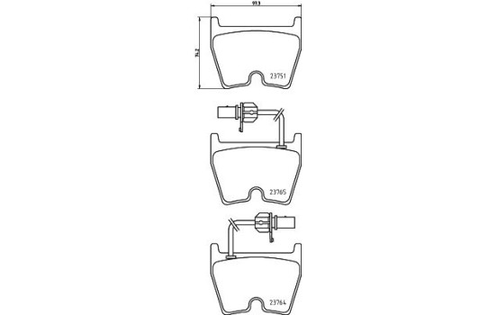 Kit de plaquettes de frein, frein à disque 8DB 355 009-191 Hella, Image 4