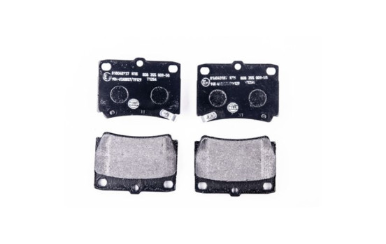 Kit de plaquettes de frein, frein à disque 8DB 355 009-501 Hella