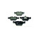 Kit de plaquettes de frein, frein à disque 8DB 355 009-651 Hella