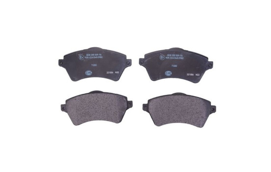 Kit de plaquettes de frein, frein à disque 8DB 355 009-761 Hella