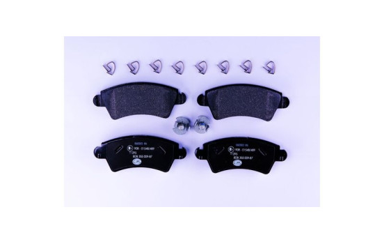 Kit de plaquettes de frein, frein à disque 8DB 355 009-871 Hella