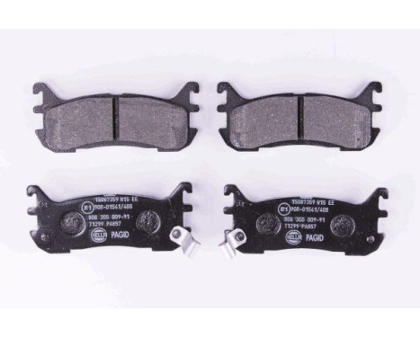 Kit de plaquettes de frein, frein à disque 8DB 355 009-911 Hella Pagid GmbH, Image 2