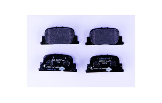 Kit de plaquettes de frein, frein à disque 8DB 355 010-001 Hella