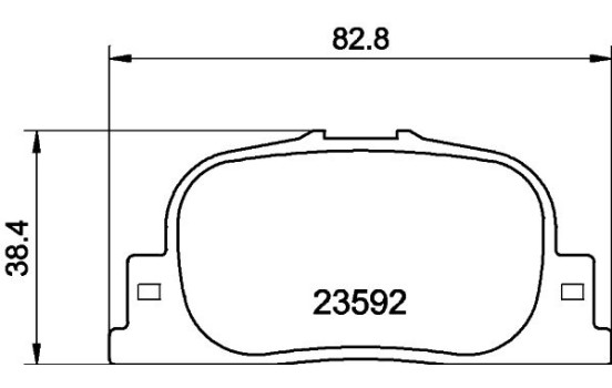 Kit de plaquettes de frein, frein à disque 8DB 355 010-001 Hella, Image 4