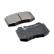 Kit de plaquettes de frein, frein à disque 8DB 355 010-101 Hella, Vignette 2