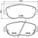 Kit de plaquettes de frein, frein à disque 8DB 355 010-151 Hella, Vignette 4