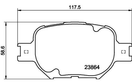 Kit de plaquettes de frein, frein à disque 8DB 355 010-201 Hella, Image 4