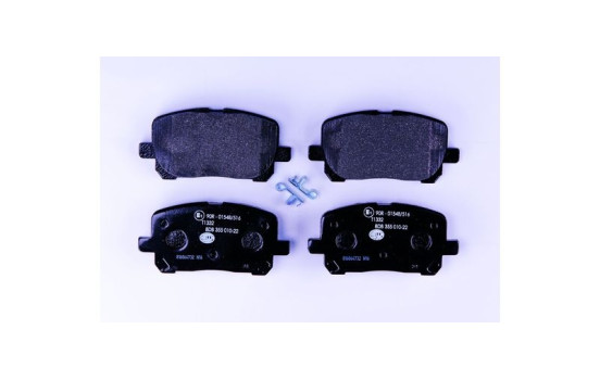 Kit de plaquettes de frein, frein à disque 8DB 355 010-221 Hella