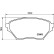 Kit de plaquettes de frein, frein à disque 8DB 355 010-261 Hella, Vignette 4