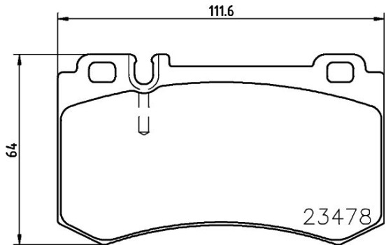 Kit de plaquettes de frein, frein à disque 8DB 355 010-291 Hella, Image 4