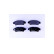 Kit de plaquettes de frein, frein à disque 8DB 355 010-311 Hella