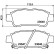 Kit de plaquettes de frein, frein à disque 8DB 355 010-311 Hella, Vignette 4