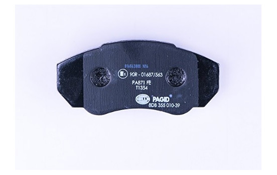 Kit de plaquettes de frein, frein à disque 8DB 355 010-391 Hella, Image 2