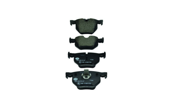 Kit de plaquettes de frein, frein à disque 8DB 355 010-471 Hella