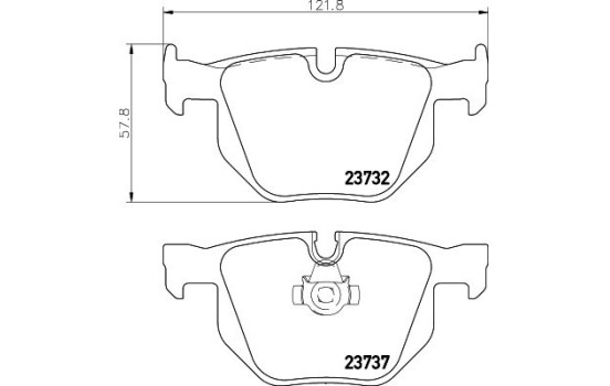 Kit de plaquettes de frein, frein à disque 8DB 355 010-471 Hella, Image 4