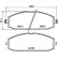 Kit de plaquettes de frein, frein à disque 8DB 355 010-511 Hella, Vignette 4