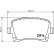 Kit de plaquettes de frein, frein à disque 8DB 355 010-601 Hella