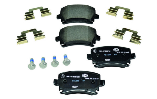 Kit de plaquettes de frein, frein à disque 8DB 355 010-601 Hella, Image 2