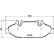 Kit de plaquettes de frein, frein à disque 8DB 355 010-651 Hella, Vignette 4
