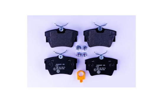 Kit de plaquettes de frein, frein à disque 8DB 355 010-761 Hella
