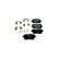Kit de plaquettes de frein, frein à disque 8DB 355 010-971 Hella