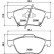Kit de plaquettes de frein, frein à disque 8DB 355 011-041 Hella, Vignette 4