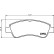 Kit de plaquettes de frein, frein à disque 8DB 355 011-071 Hella