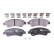 Kit de plaquettes de frein, frein à disque 8DB 355 011-071 Hella, Vignette 2