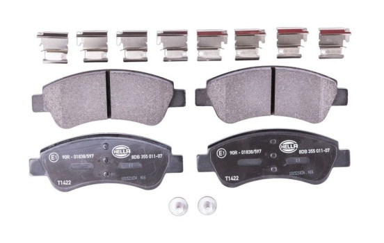 Kit de plaquettes de frein, frein à disque 8DB 355 011-071 Hella, Image 2