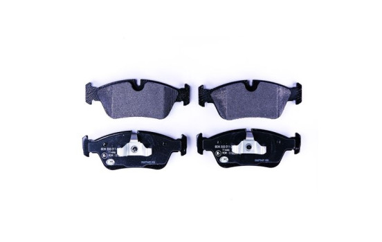 Kit de plaquettes de frein, frein à disque 8DB 355 011-281 Hella